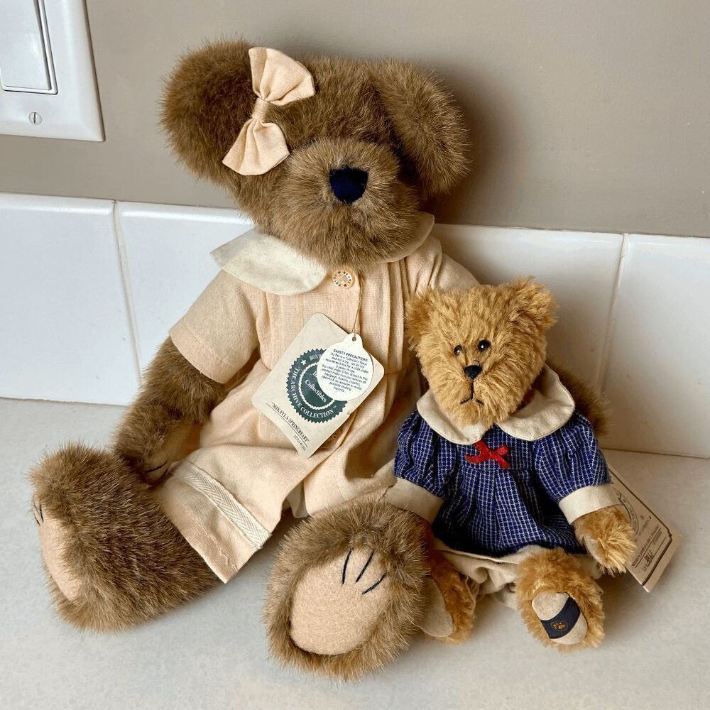 Boyds Bears Limited Edition Mohair Bear Kelsey & Arby Tugalong #8861 - Picture 4 of 13